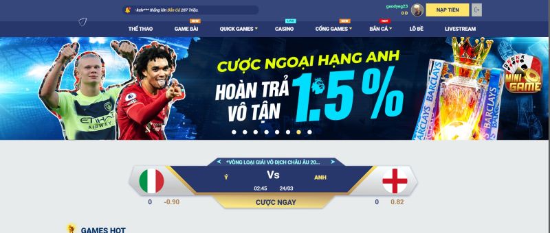 Game nổ hũ đổi tiền mặt
