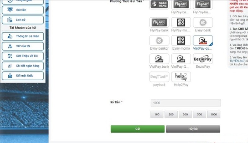 Mua loto online